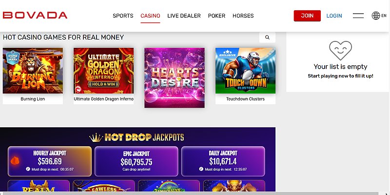 Bovada Casino USA