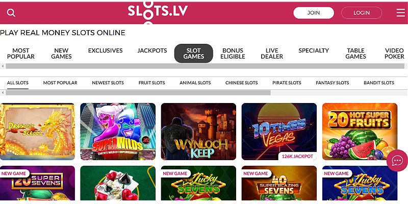 Slots.lv Casino USA